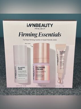iNNBEAUTY Firming Essentials Travel Skincare 3 pc Set SEALED Extreme Cream